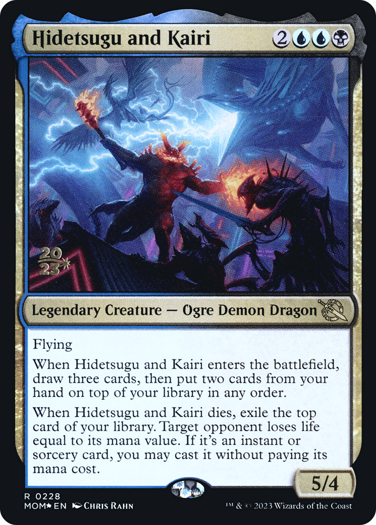 Hidetsugu and Kairi (PRE-228S) - March of the Machine Promos Foil
