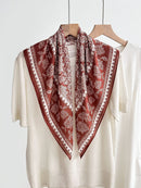 New Breathable Versatile Silk Chiffon Scarf For Women, Also Usable As A Shawl