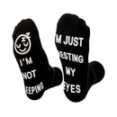 Creative Foot Letter Non-slip Knee-high Sports Socks