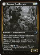 Devoted Grafkeeper // Departed Soulkeeper (DBL-218) - Innistrad: Double Feature: (Double Faced Transform)