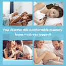 3 Inch Gel-Infused Cooling Bed Topper for All-Night Comfy