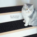 15Pcs Indoor Non-Slip Stair Carpet Mats for Wooden Steps