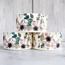 CREAM PINK POPPIES Tumbler Boot -Fall fits 20-40oz