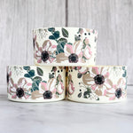CREAM PINK POPPIES Tumbler Boot -Fall fits 20-40oz