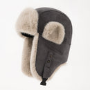 Winter Warm Suede Earmuffs Hat