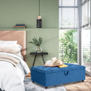 Folding Ottoman Sleeper Bed with Mattress for Guest Bed and Office Nap