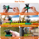 12-Tube Automatic Lawn Sprinkler with 360° Rotation