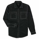 I.n.c. Mens Utility Shirt, Size Large