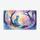 Watercolor Magical Cat Playmat