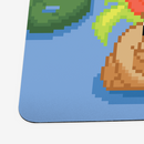 Pixel Frogs In Hats Playmat