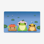 Pixel Frogs In Hats Playmat