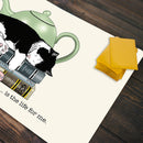 Books Cats And Tea Playmat