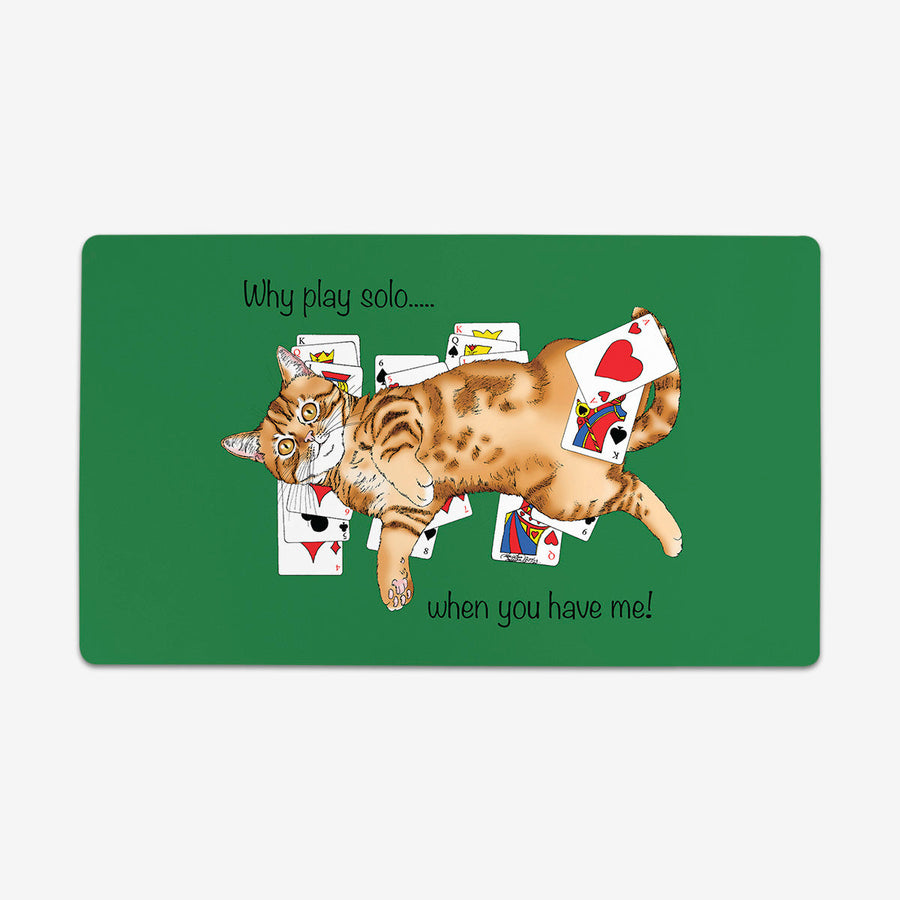 Solitaire Cat Playmat