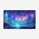 Blue Mana Crystals Playmat
