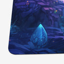 Blue Mana Crystals Playmat