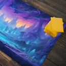Blue Mana Crystals Playmat