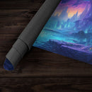 Blue Mana Crystals Playmat
