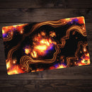 Flaming Fissures Playmat