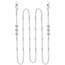 And Now This Mariner Link Heart 25Inches Glasses Chain in Silver