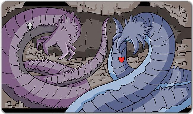 Wurms of Life and Death Playmat