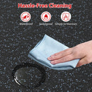 Interlocking Rubber Exercise Mat 48 Sq Ft with Borders