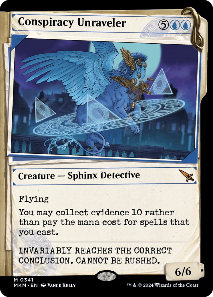 Conspiracy Unraveler (MKM-341) - Murders at Karlov Manor: (Showcase) Foil