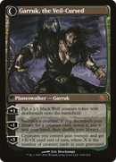 Garruk Relentless // Garruk, the Veil-Cursed (LIST-ISD-181) - The List: (Double Faced Transform)