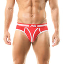 Men's Color Matching Low Waist Briefs
