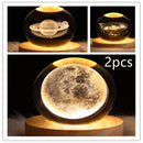 LED Galaxy Crystal Ball 3D Moon Lamp