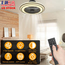 20.5in Ceiling Fan with Light RoundÊPendant Fan Lamp 30W LED Ceiling Fan with 3-Fan Speed Remote Control Timer APP Control