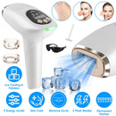 3 In 1 Ice Cooling Laser Hair Removal Painless Permanent At-Home IPL Hair Removal with 999,999 Flashes 9 Energy Levels 2 Flash Modes for Armpits Legs