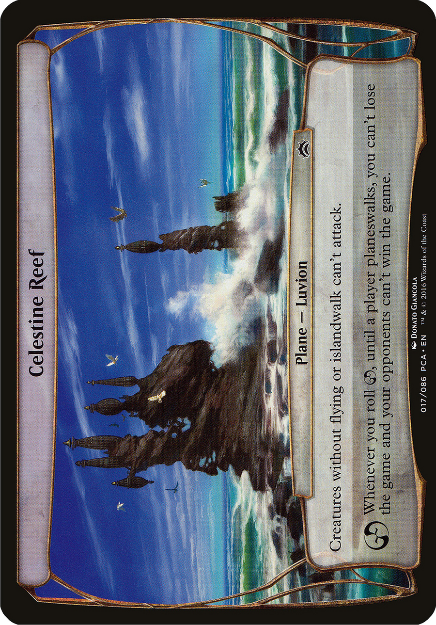 Celestine Reef (OVER-017) - Planechase Anthology Planes