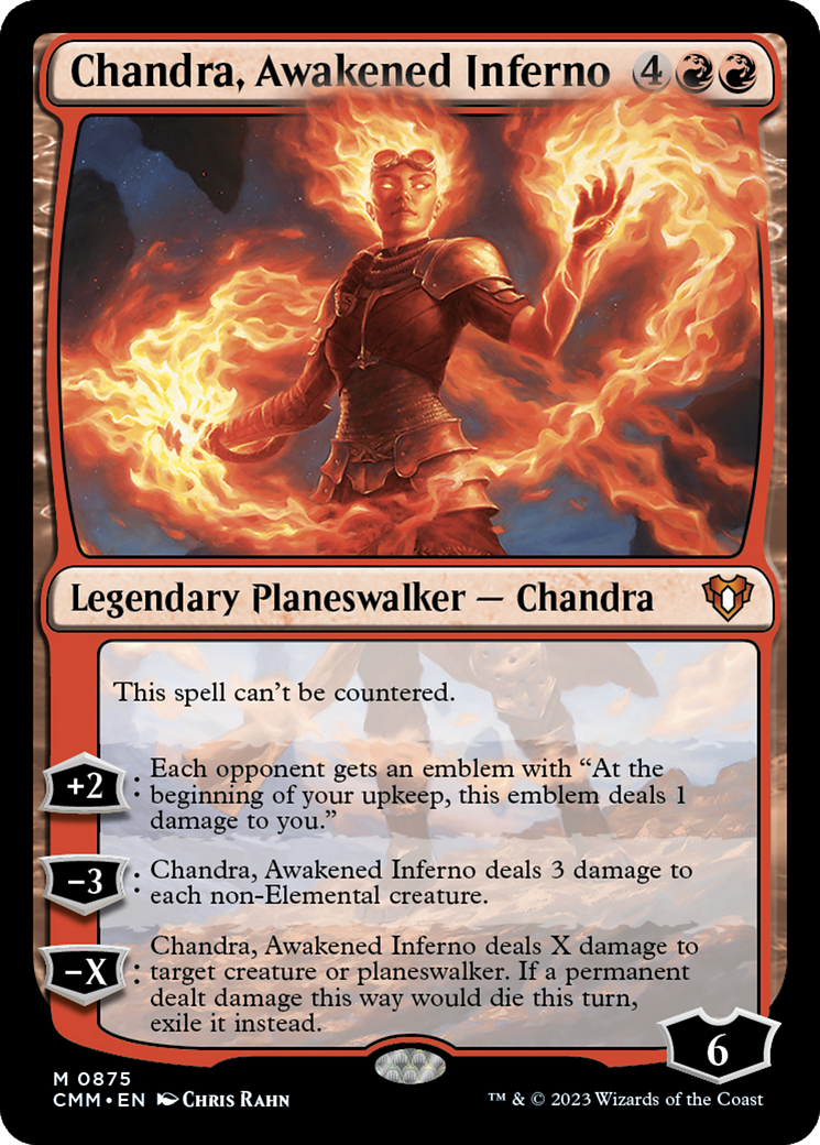 Chandra, Awakened Inferno (CMM-875) - Commander Masters