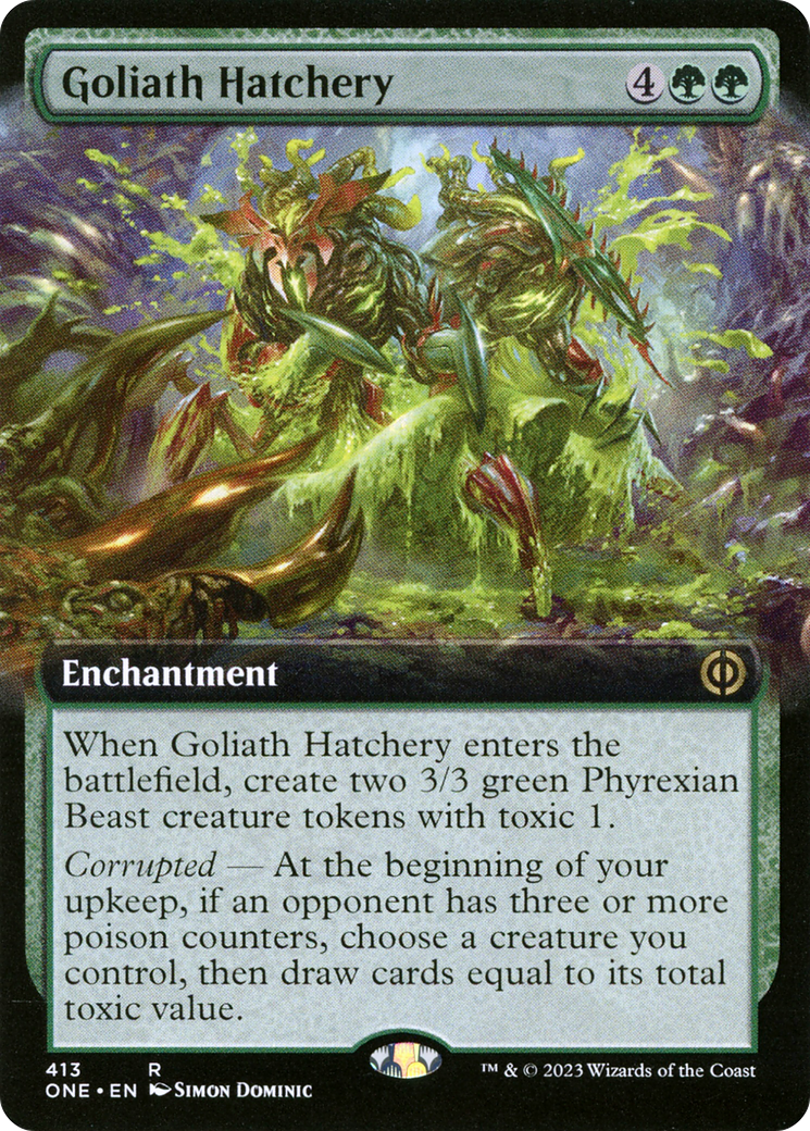 Goliath Hatchery (ONE-413) - Phyrexia: All Will Be One: (Extended Art) Foil