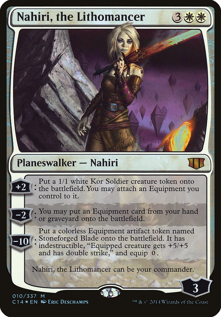 Nahiri, the Lithomancer (OVER-010) - Commander 2014 Oversized Foil