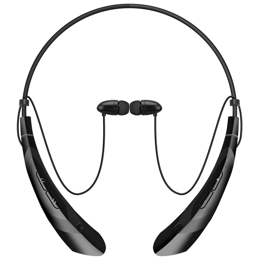 Wireless Neckband Headphones V5.0 Sweat-proof Sport Headsets Earbuds In-Ear Magnetic Neckbands Stereo Earphone Deep Bass Earphone w/Mic