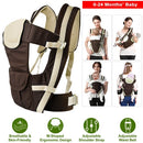 Baby Carrier Wrap Sling – Breathable, Adjustable for Front & Back