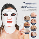 Silicone Facial Mask Rechargeable LED Photon Rejuvenation