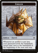 Daretti, Scrap Savant Emblem (C16-021) - Commander 2016 Tokens