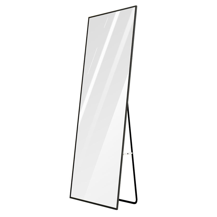 Full Length Mirror 63x18.9in Aluminum Alloy Wall Mirror Free Standing Floor Mirror Hanging Leaning Against Wall for Dressing Bedroom Living Room