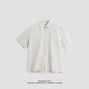 Simple Striped Patchwork Short Sleeve Long Sleeve Shirt