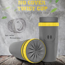 No Cover Twist Travel Cup with Straw and Double Insulation