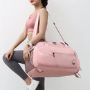 Waterproof Oxford Gym Shoulder Bag with Shoes Compartment