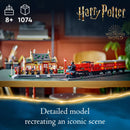 LEGO Harry Potter Hogwarts Express & Hogsmeade Station Building Set, 8 Minifigures Included, 76423