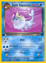 Dark Vaporeon (45/82) [Team Rocket 1st Edition]