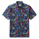 Hawaiian Shirt For Men Underwater Wonder Button-down Short Sleeve 100% Cotton Shirt By Cigar