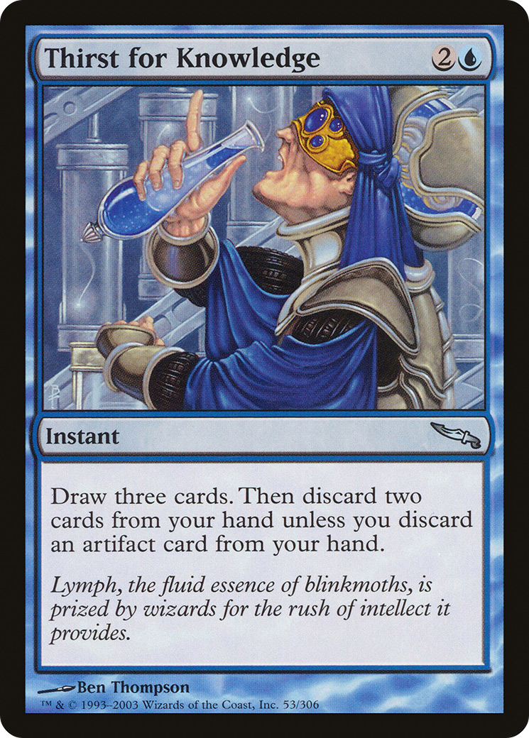 Thirst for Knowledge (MRD-053) - Mirrodin
