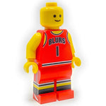 #1 Chicago Blurs - B3 Customs® Basketball Player Minifig Custom LEGO Minifigure B3 Customs 