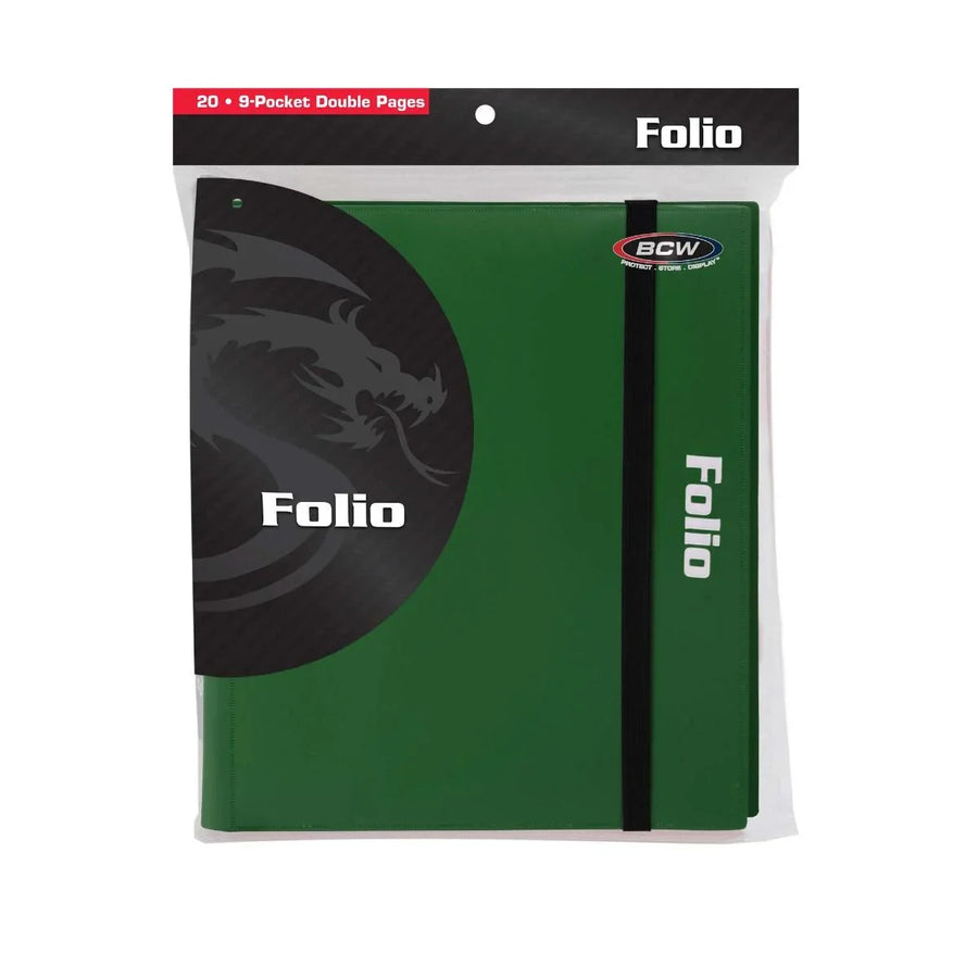 BCW Folio 9-Pocket Album - Green