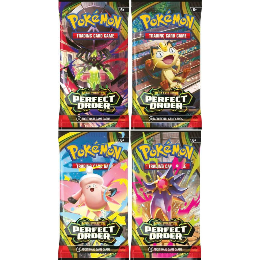 Pokémon Mega Evolution Perfect Order Individual Booster Pack Trading Card Game